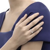 Anello Recarlo Donna Anniversary in Oro bianco Diamante 0.3 Ct R01CU009/031-13 - R01CU009/031-13